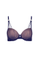 Preview: LISCA 80C Sonderpreis 010360 NIGHTSCAPE Bügel-BH mit Schale glamour violet GV
