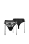 Preview: LISCA 012372 EMINENCE Brasilslip mit Strumpfhalter 36-44 schwarz 02