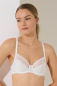 Preview: LISCA 75D SONDERPREIS 020226 EVELYN Bügel BH mit Spitze weiß 01