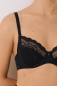 Preview: LISCA 80E Sonderpreis 020226 EVELYN Bügel BH mit Spitze schwarz 02