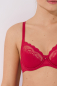 Preview: LISCA 85E SONDERPREIS 020226 EVELYN Bügel BH mit Spitze rot A1