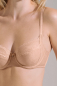Preview: LISCA 020226 EVELYN Bügel BH mit Spitze B-E, 75-100 sweet almond SA