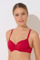 Preview: LISCA 020228 Sonderpreis EVELYN Bügel-BH mit Schale 95D rot A1