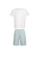 Preview: LISCA 035031 ARION Herren Pyjama / Schlafanzug S-XXL weiß 01
