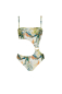 Preview: LISCA 043501 INDONESIA Badeanzug / Monokini 36-42, B-D olive green OZ