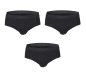 Preview: JOOP! 3er Pack 10224306 Cotton Stretch Slip schwarz 001