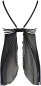 Preview: AXAMI 10270 Babydoll mit String S - XL schwarz V-10399