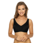 Preview: VIANIA 105452 Soft BH Baumwolle 75-110, B-E, schwarz 900