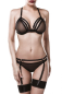 Preview: GREY VELVET 15123 Set BH & Straps String XS - XXL