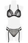 Preview: GREY VELVET 15123 Set BH & Straps String XS - XXL