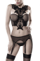 Preview: GREY VELVET 15262 Set Bustier, String & Strumpfgürtel S - XL