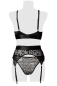 Preview: GREY VELVET 20207 Set BH, Slip & Strapsgürtel S - XXL