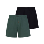 Preview: BRUNO BANANI 2er Pack Boxershorts LOOSE Fit 22012691-4806 tannengrün schwarz