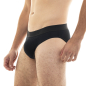 Preview: BRUNO BANANI 2er Pack Slip FLOWING S - XXXL schwarz 1811