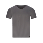 Preview: BRUNO BANANI 22072939 V-Ausschnitt Shirt ANTISTRESS schwarz / weiß / anthrazit