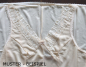 Preview: GRAZIELLA Hemdröckchen RITA Gr. 40 - 58 weiss schwarz puder 70cm 28450530