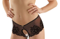 Preview: EROS VENEZIANI Panty open 2881 schwarz