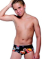 Preview: XTG Badehose für Jungen 128-134 (8) SMILEY 400112 schwarz