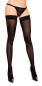 Preview: GLAMORY Honey 30 Halterlose Strümpfe Wabe Gr. 40 - 62 schwarz G-50501