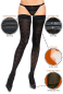 Preview: GLAMORY Dune 50 Halterlose Strümpfe Schottisch Gr. 40 - 62 schwarz G-50502
