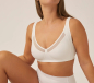 Preview: NATURANA 5504 Soft BH mit Mesh 70 - 105, B - F weiß schwarz