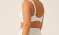 Preview: NATURANA 5504 Soft BH mit Mesh 70 - 105, B - F weiß schwarz