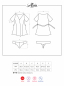 Preview: OBSESSIVE Peignoir ALLURIA mit String schwarz S - XL