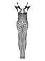 Preview: OBSESSIVE Bodystocking G322 schwarz S/M/L Onesize