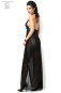 Preview: CHILIROSE lange Robe inkl. String CR3856 Größe S/M uns L/XL