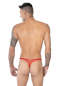 Preview: EROS VENEZIANI Herren Netz String 6978 rot