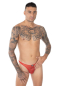 Preview: EROS VENEZIANI Herren Netz String 6978 rot