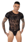 Preview: EROS VENEZIANI Herren Stringbody 7407 schwarz