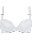 Preview: SUSA 75C Sonderpreis Dirndl BH 7432 Push Up Bügel und Schale weiss 003