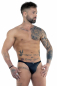 Preview: EROS VENEZIANI Herren String Clipverschluss 7513 schwarz