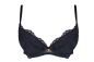 Preview: GOSSARD 7711 BLACK / SCHWARZ Push Up Bügel BH 70-100, A-I