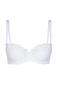 Preview: SUSA 85F SONDERPREIS Dirndl BH 8031 mit Bügel und Schale weiß