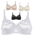 Preview: NATURANA 87543 Bügel-BH mit Spitze 75 - 105 B C D E Basicfarben