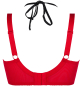 Preview: AXAMI Bügel BH 20036 rot schwarz Plus Size V-8771PS