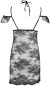 Preview: AXAMI 10125 Babydoll mit String S - XL schwarz V-9509