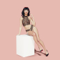 Preview: BRACLI 3327 Betty Page Collection BRIEF open schwarz S, M, L, XL