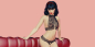 Preview: BRACLI 3397 Betty Page Collection BRALETTE schwarz S, M, L, XL