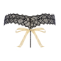 Preview: BRACLI 3317 Betty Page Collection G-STRING open schwarz S, M, L, XL