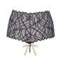 Preview: BRACLI 3337 Betty Page Collection PANTY open schwarz S, M, L, XL