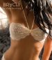 Preview: BRACLI Abverkauf Sonderpreis Perlen TOP creme Größe M