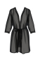 Preview: CASMIR 10274 Peignoir / Kimono DIVA schwarz S/M, L/XL, XXL/XXXL
