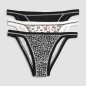 Preview: COTONELLA GD500 Tanga Slip 3er Pack 38-44 gemustert