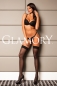Preview: GLAMORY Allure 20 Halterlose Strümpfe schwarz Gr. 40 - 62 G-50112