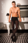 Preview: GLAMORY Microman 100 Herrenstrumpfhose M - 4XL in schwarz G-50420
