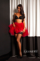 Preview: GLAMORY Mesh Halterlose Netzstrümpfe schwarz Gr. 40 - 62 G-50352