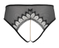 Preview: BRACLI 1812 Kyoto Collection BRIEF / SLIP open schwarz S, M, L, XL
